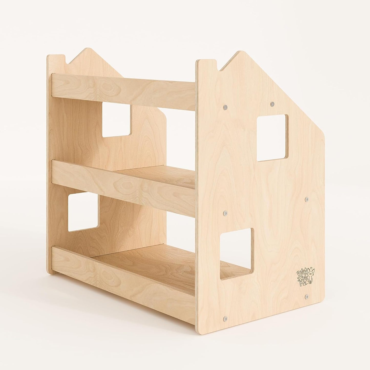 Montessori Wooden Toy Storage Shelf