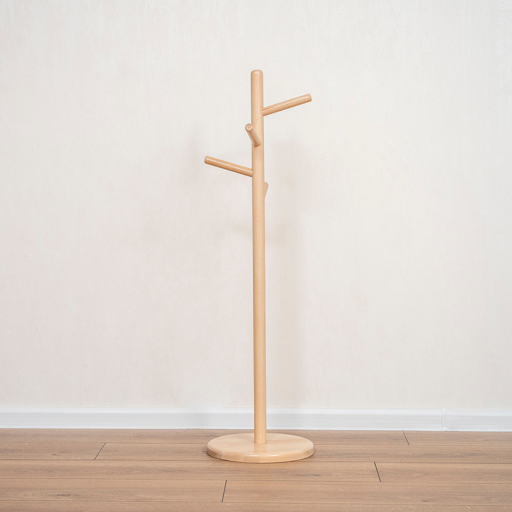 Montessori Wood Coat Rack