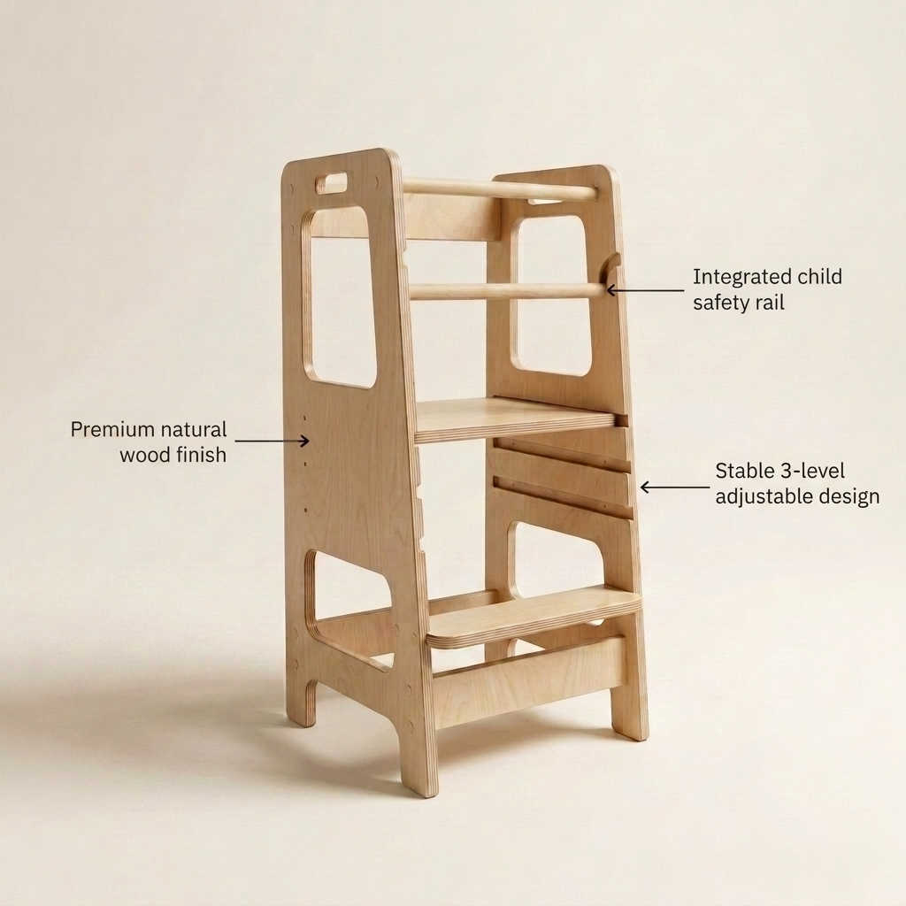 Montessori Adjustable Learning Tower